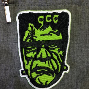 Frankenstein Patch Halloween Gothic Monster Kid Classic Horror Punk Rock Universal Monster Don Post Mask NFP004 image 2