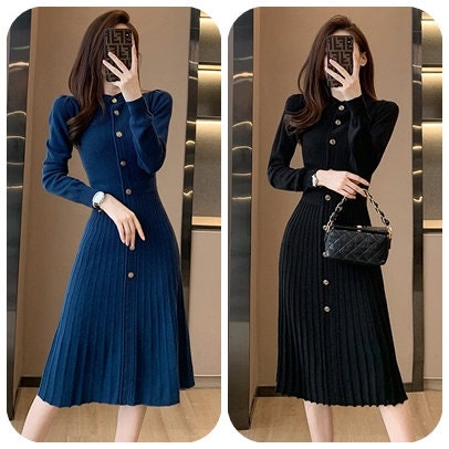 NEW Women Winter Dress / Midi Dress / Plus Size Dress / Winter