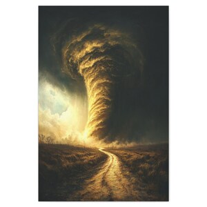 Tornado Wall Art Tornado Canvas Art Tornado Painting Wall Art Gift For Husband Natural Disaster Wall Art Nature Wall Art Nature Canvas Art