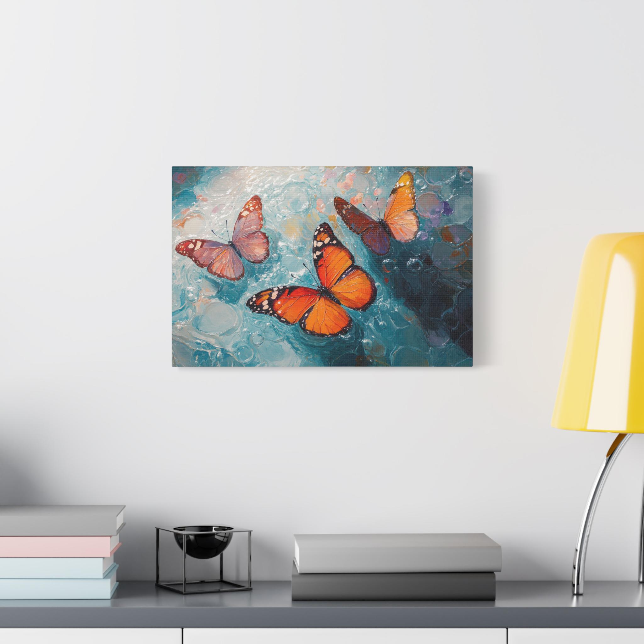 Abstract Butterfly Canvas Print: Nature-inspired Wall Art - Etsy