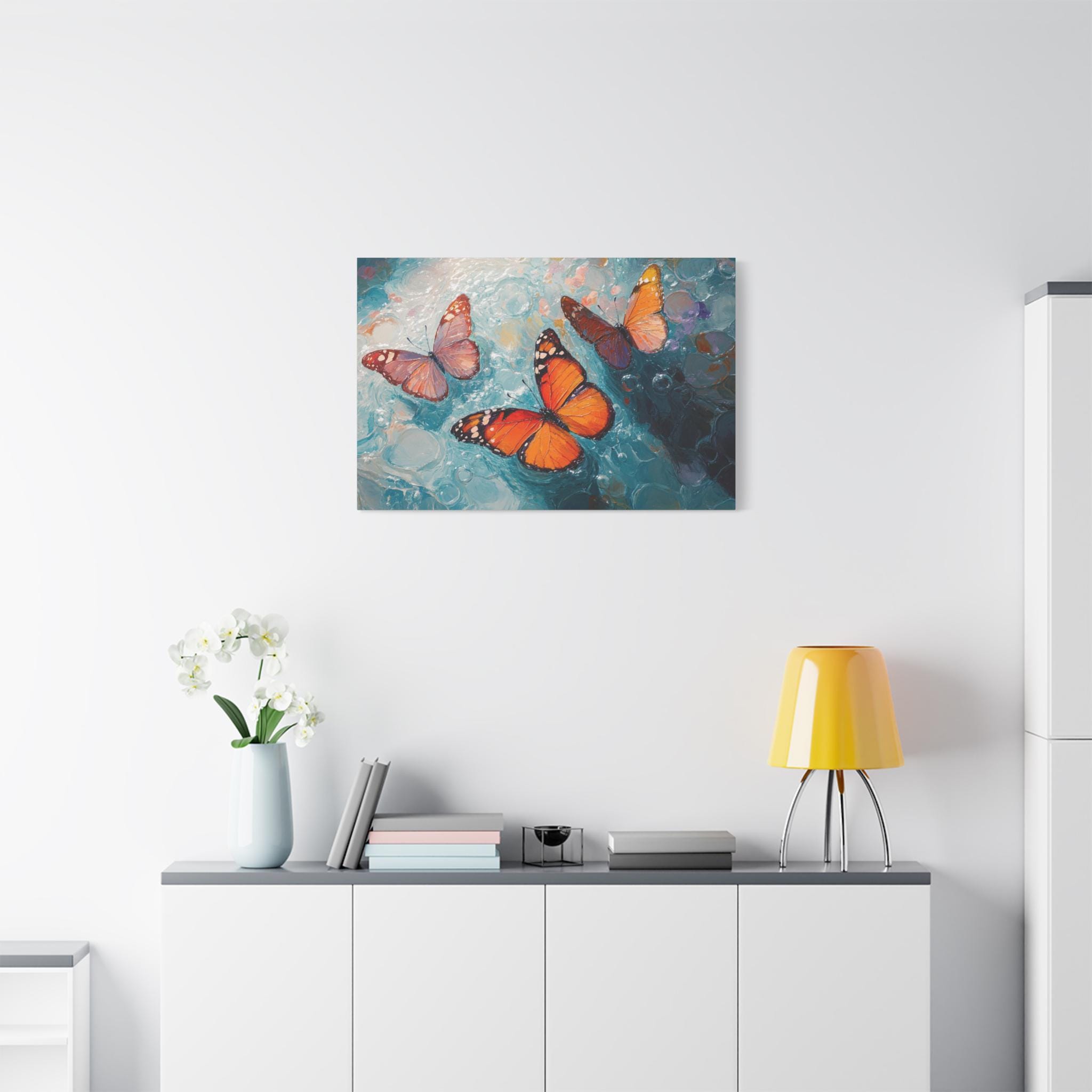 Abstract Butterfly Canvas Print: Nature-inspired Wall Art - Etsy