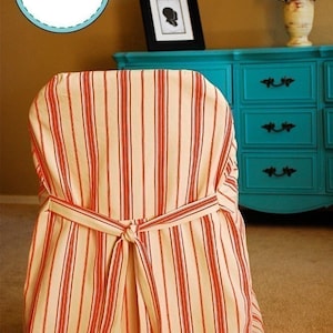 Slipcover Chic Folding Chair Cover PDF sewing pattern e-book image 1