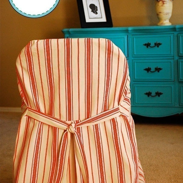 Slipcover Chic Folding Chair Cover PDF sewing pattern e-book