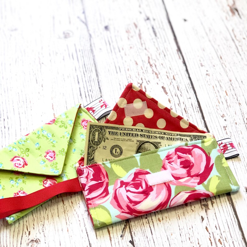 Envelope Wristlet Sewing Tutorial and Instructions PDF Pattern Instant Download Wallet Pattern Beginner Sewing Pattern Easy Sewing image 5