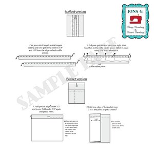 Tech-Style iPad Kindle e-reader cover case PDF Pattern eBook 2 styles, downloadable pdf pattern, iPad cover sewing pattern, iPad case sewing image 5