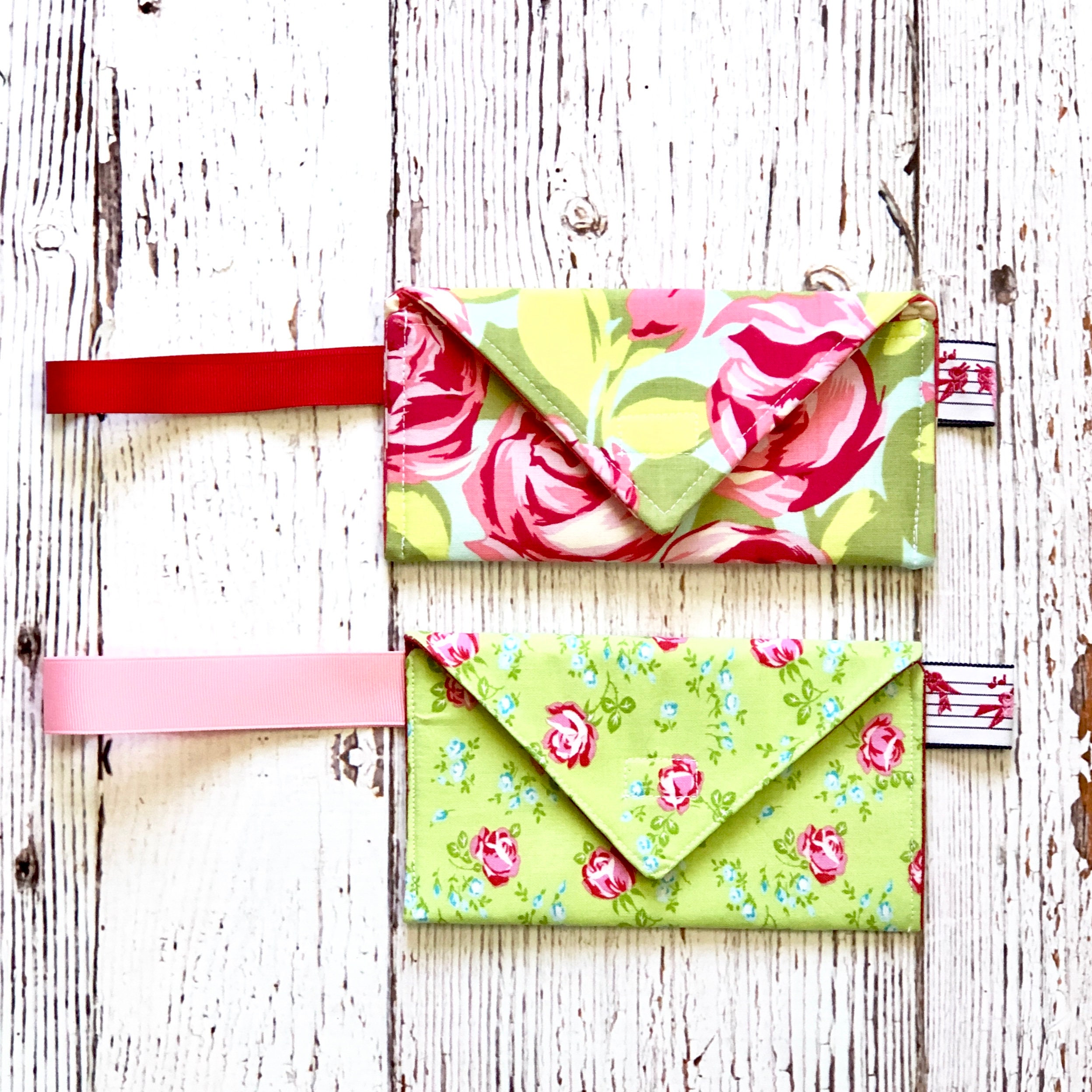 Envelope Wallet Pattern Envelope Wristlet Sewing Tutorial and Instructions - PDF Pattern ...