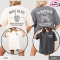 Comfort Colors Custom Bride or Die Shirt Til Death Gothic Halloween Bachelorette Party Spooky Bridal Shower Gift for Bride To Be Bridesmaid