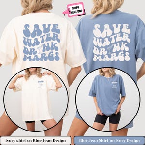 Comfort Color Margs & Matrimony Custom Mexico Bachelorette Party Shirts Save Water Drink Margs Final Fiesta Gift for Bride To Be Bridesmaids