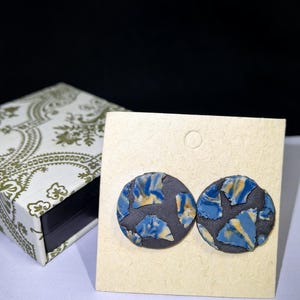 Unique Handmade Porcelain Earrings - One-of-a-Kind Elegance