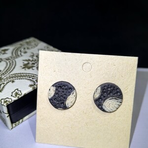 Unique Handmade Porcelain Earrings - One-of-a-Kind Elegance