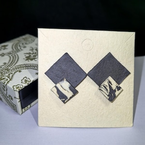 Unique Handmade Porcelain Earrings - One-of-a-Kind Elegance