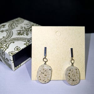 Unique Handmade Porcelain Earrings - One-of-a-Kind Elegance