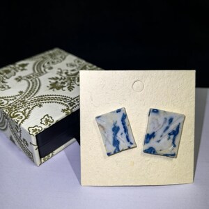 Unique Handmade Porcelain Earrings - One-of-a-Kind Elegance