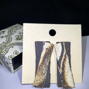 Unique Handmade Porcelain Earrings - One-of-a-Kind Elegance