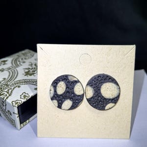 Unique Handmade Porcelain Earrings - One-of-a-Kind Elegance