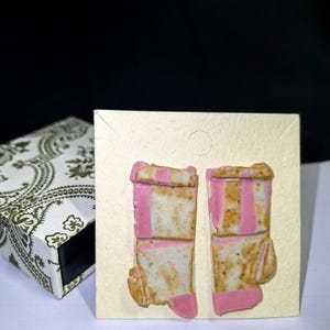 Unique Handmade Porcelain Earrings - One-of-a-Kind Elegance