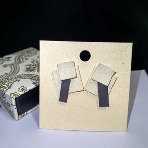 Unique Handmade Porcelain Earrings - One-of-a-Kind Elegance