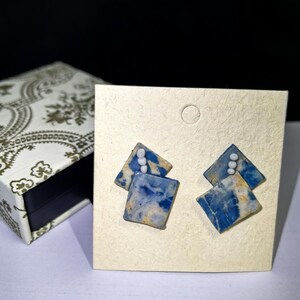 Unique Handmade Porcelain Earrings - One-of-a-Kind Elegance