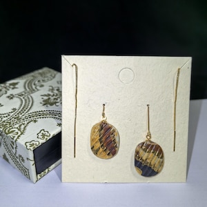 Unique Handmade Porcelain Earrings - One-of-a-Kind Elegance
