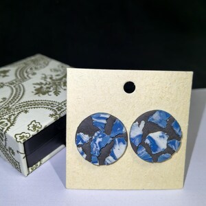 Unique Handmade Porcelain Earrings - One-of-a-Kind Elegance