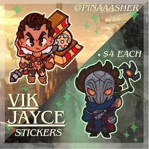 Vikjayce-stickers | League of Legends | Viktor en Jayce