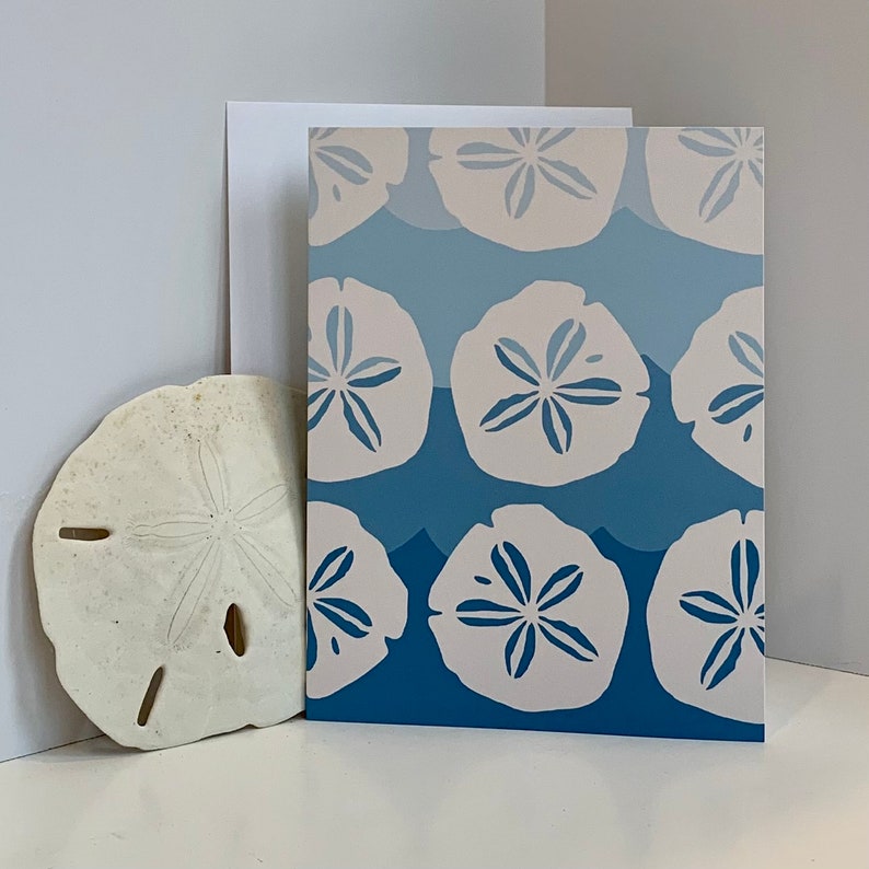 Note Card Set of 10 - Beach, Coastal, Shore (blank Inside) - 10 ...
