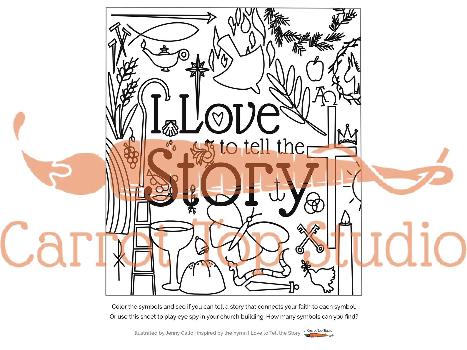 PSALM 150 Printable Coloring Page Digital Download - Etsy