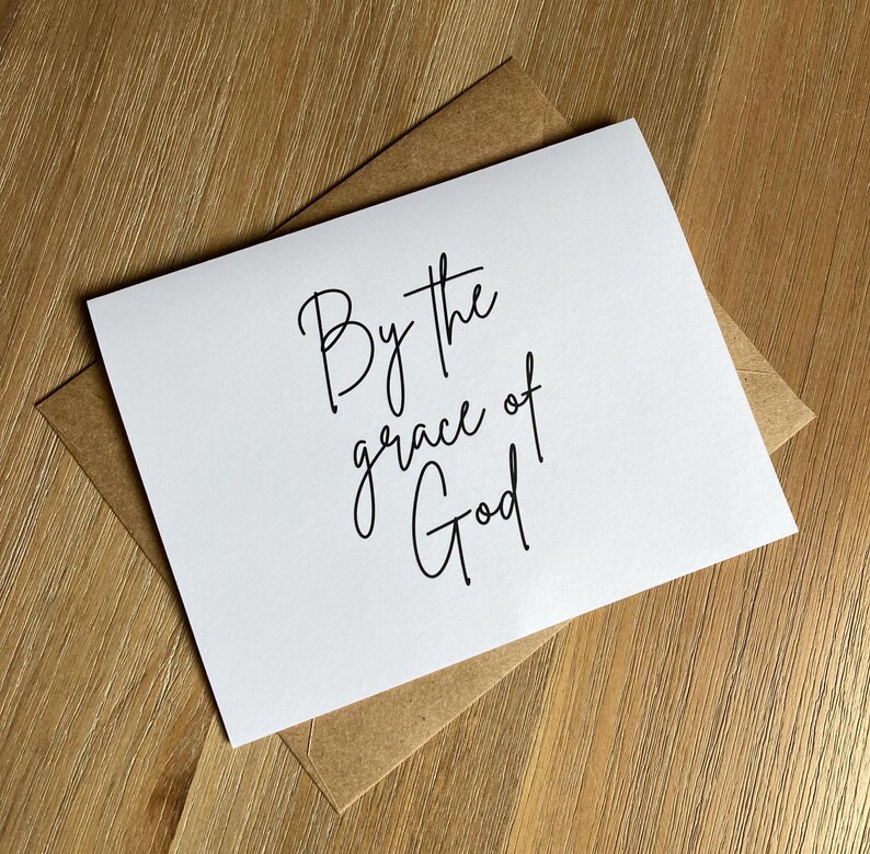1 year sober card by the grace of god narcotics anonymous anniversary cards