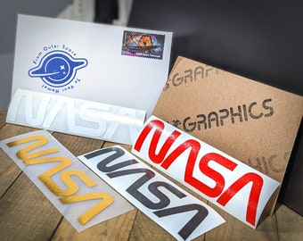NASA Wurm Logo Aufkleber