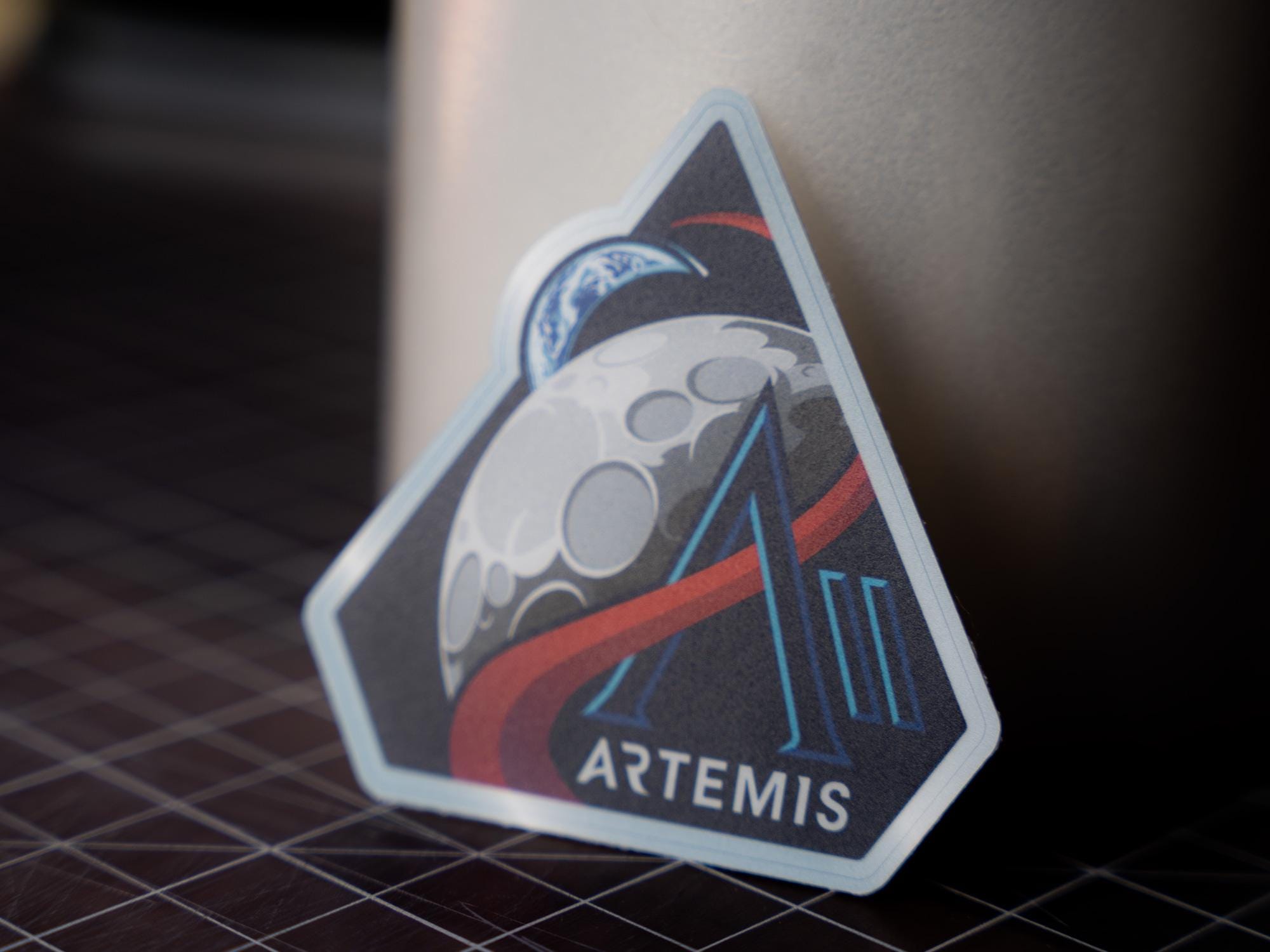 Artemis II Mission Patch Sticker - Etsy