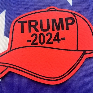 Trump 2024 Red Hat Morale Patch, Donald Trump, MAGA, Presidente, Meme, Cierre de gancho y bucle, para bolsas de gama, sombreros y portaplacas