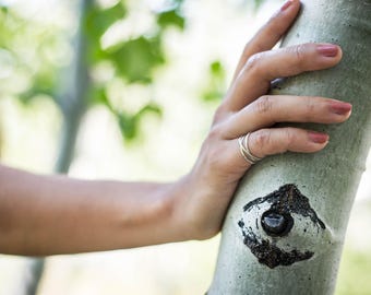 Textured wrapped sterling silver ring - triple ring - sterling silver stack ring - minimalist jewelry