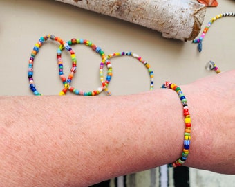 African fair trade colorful unisex bracelet