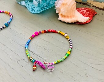 Summer vibes super cute beaded bracelet