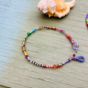 Delica super Petite colourful bracelets