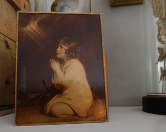Photo ancienne de L'enfant Samuel Par Joshua Reynolds Braun et Cie procédé