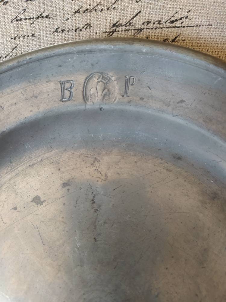 2 17. oder 18. Jahrhundert Zinnplatten Zinnplatten mit | Etsy