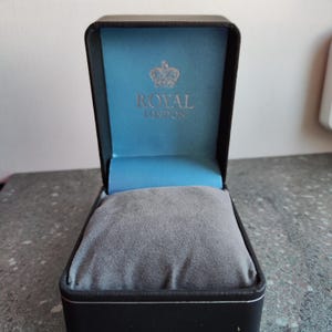 boîte vide vintage Royal London pour montre
