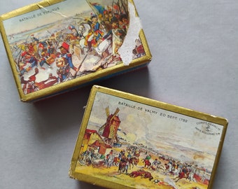 Boxes of sergeant major nibs with a battle of the French army after 1870  French Nibs Sergent Major