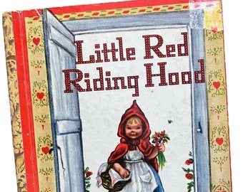 Vintage 1948 Little Red Riding Hood - #42 - A Golden Book - A Little Golden Book - Simon and Schuster