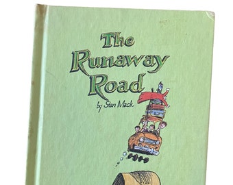 Vintage 1980 The Runaway Road by Stan Mack - Parents Magazine Press