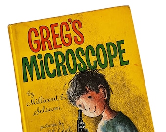 Vintage 1963 Greg's Microscope by Millicent E. Selsam - illustrated by Arnold Lobel -An I Can Read Book