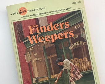 1982 Finder Weepers by Miriam Chaikin- A Dell Yearling Book - Paperback