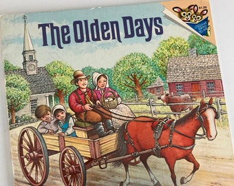 1979 The Olden Days by Joe Mathieu - Random House - New York - Vintage Picture Book