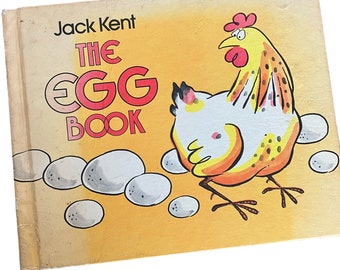 1975 The Egg Book by Jack Kent - Hardcover Children's Picture Book