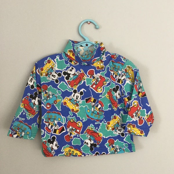 Vintage 90s NWT Baby Mickey Shirt Top Size 12 months