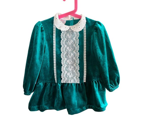 emerald green tunic dress Cold Shoulder Ruffle Tunic Dress S / Kelly Green main image 0