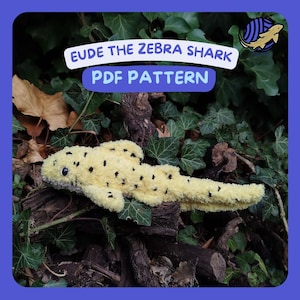 Eude The Zebra Shark Crochet Pattern