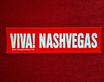 VIVA! NASHVEGAS Trademark Bumper Sticker