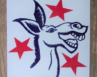 COOL MULE™ Print from LetterPress Poster